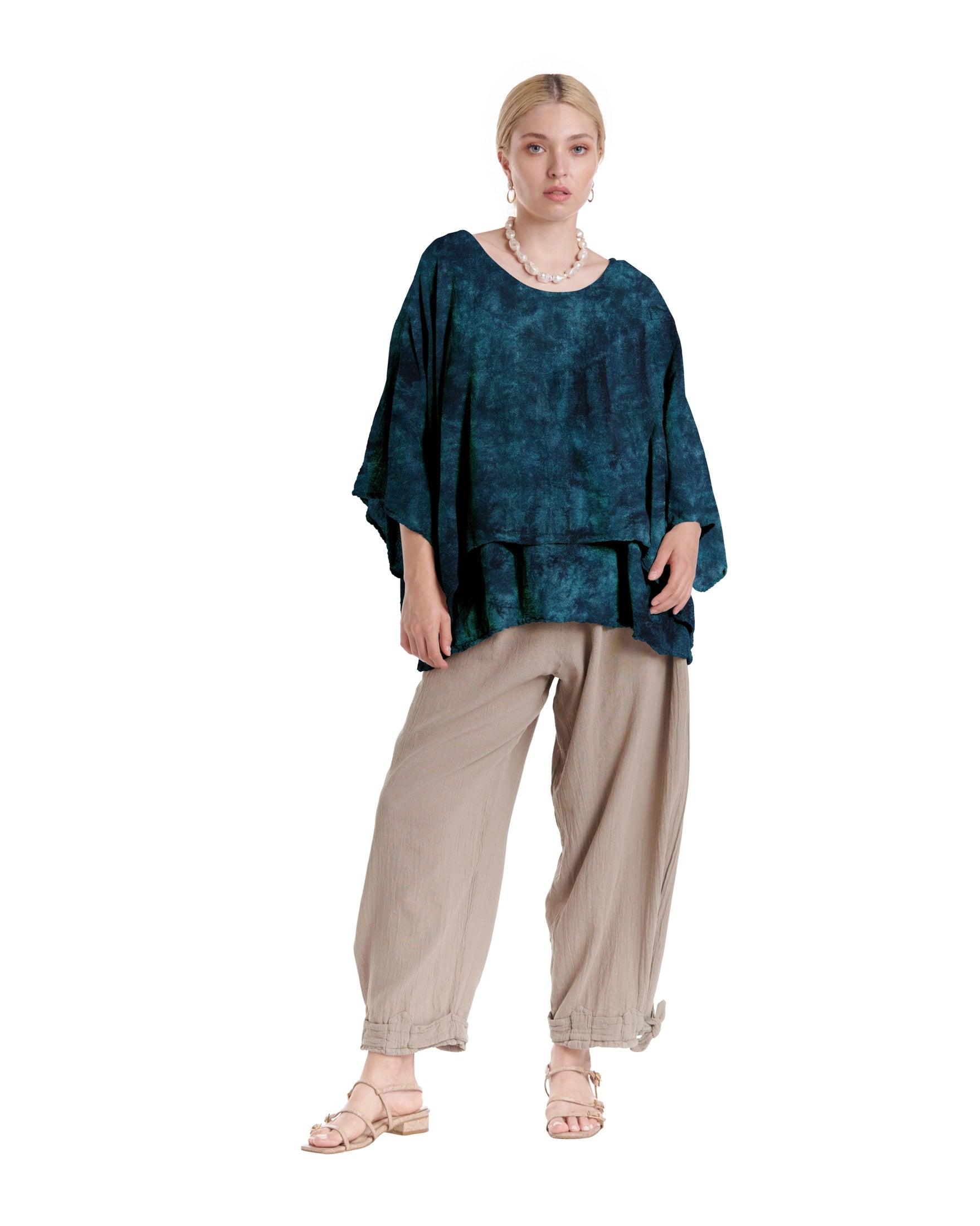 Twins Cotton Gauze Blouse-Oh My Gauze