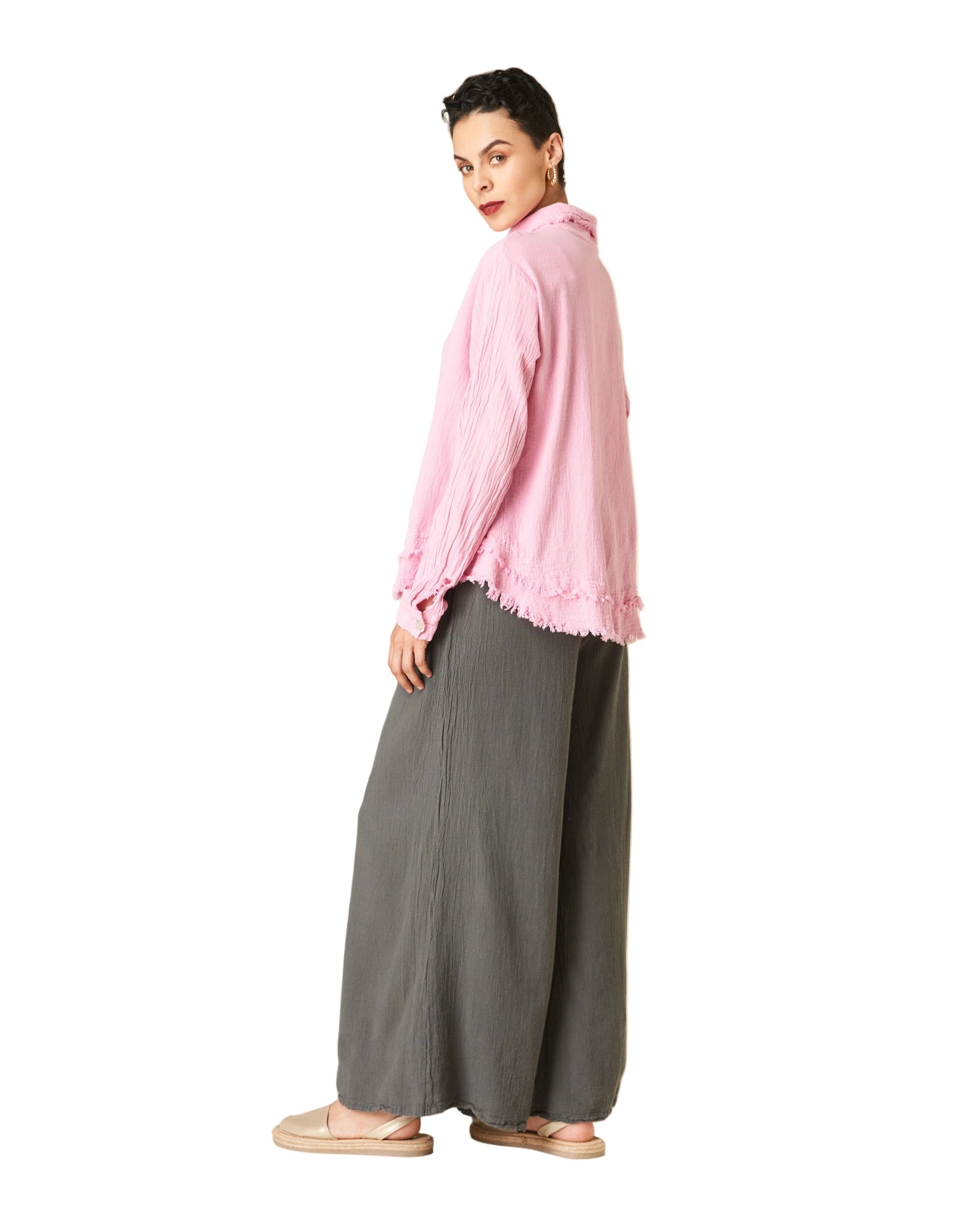 Urban Cotton Gauze Blouse-Oh My Gauze