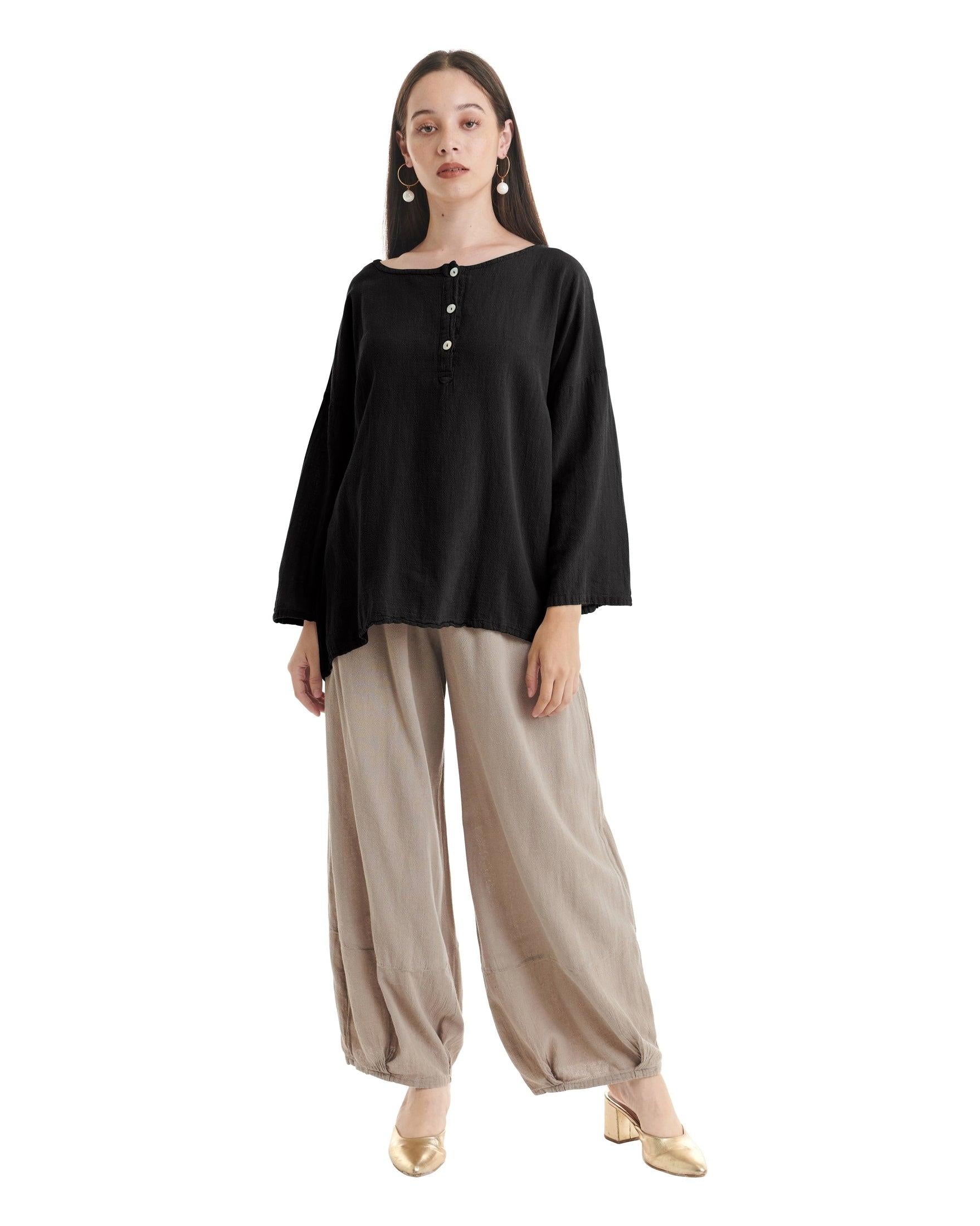 Valley Cotton Gauze Blouse-Oh My Gauze