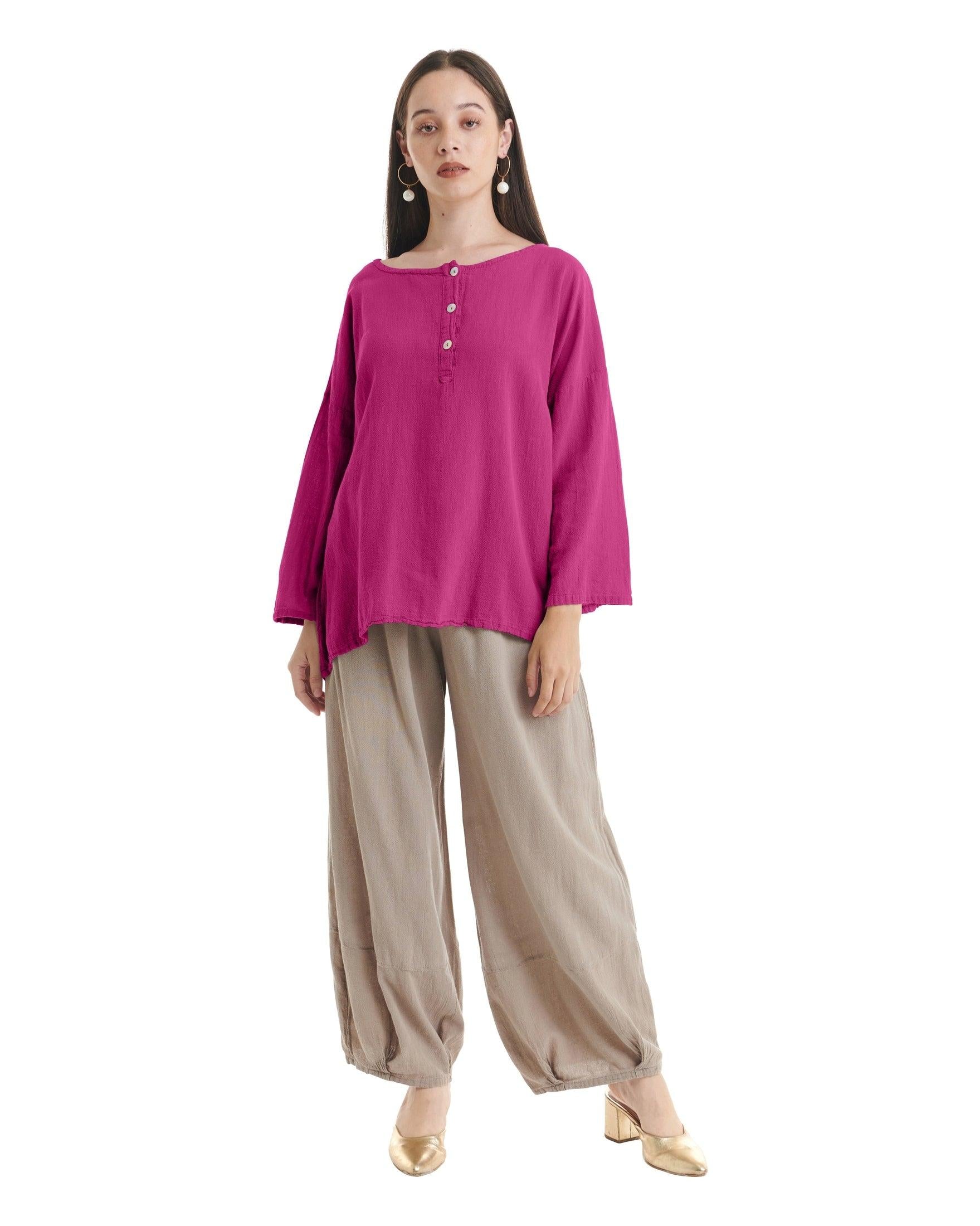 Valley Cotton Gauze Blouse-Oh My Gauze