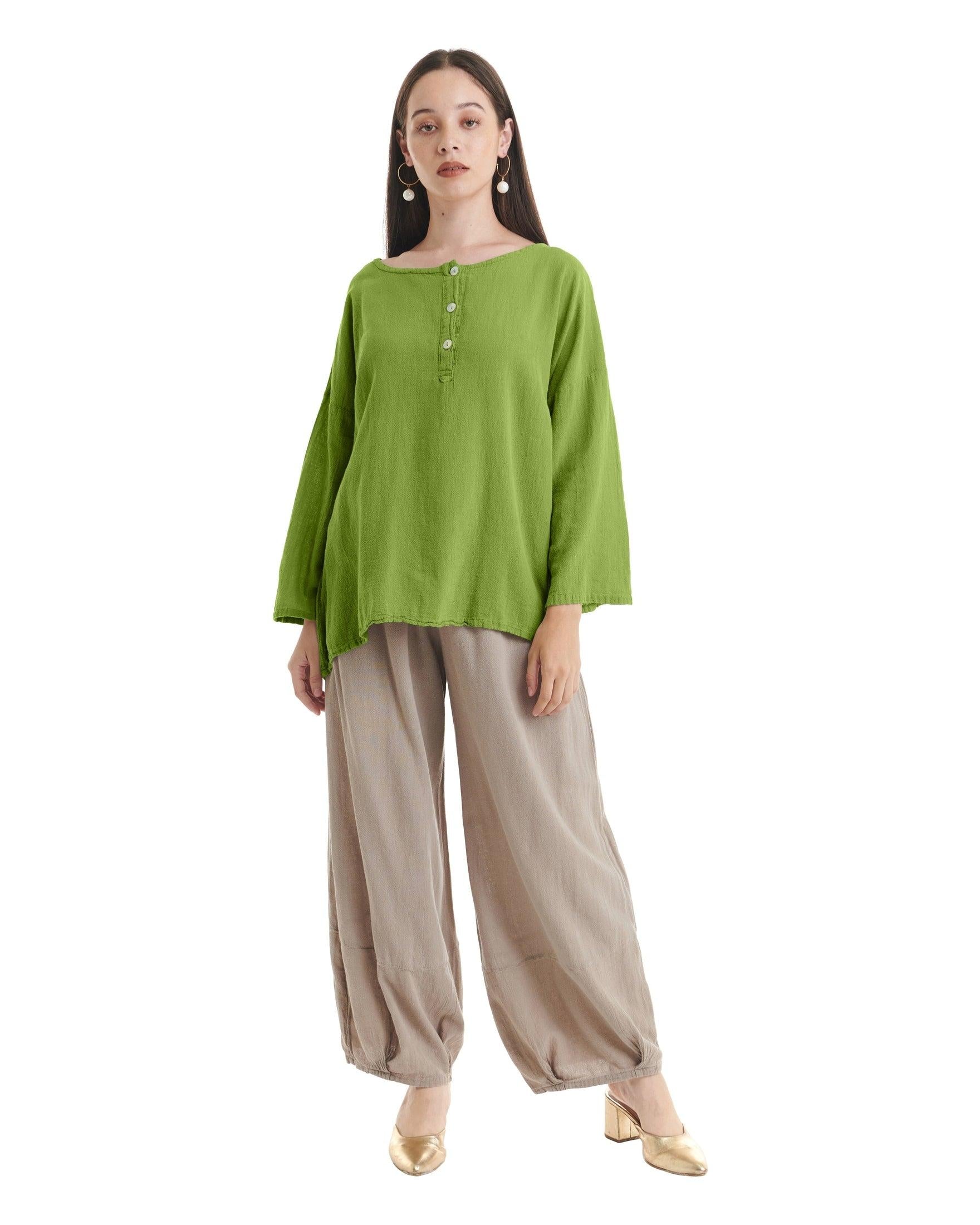 Valley Cotton Gauze Blouse-Oh My Gauze