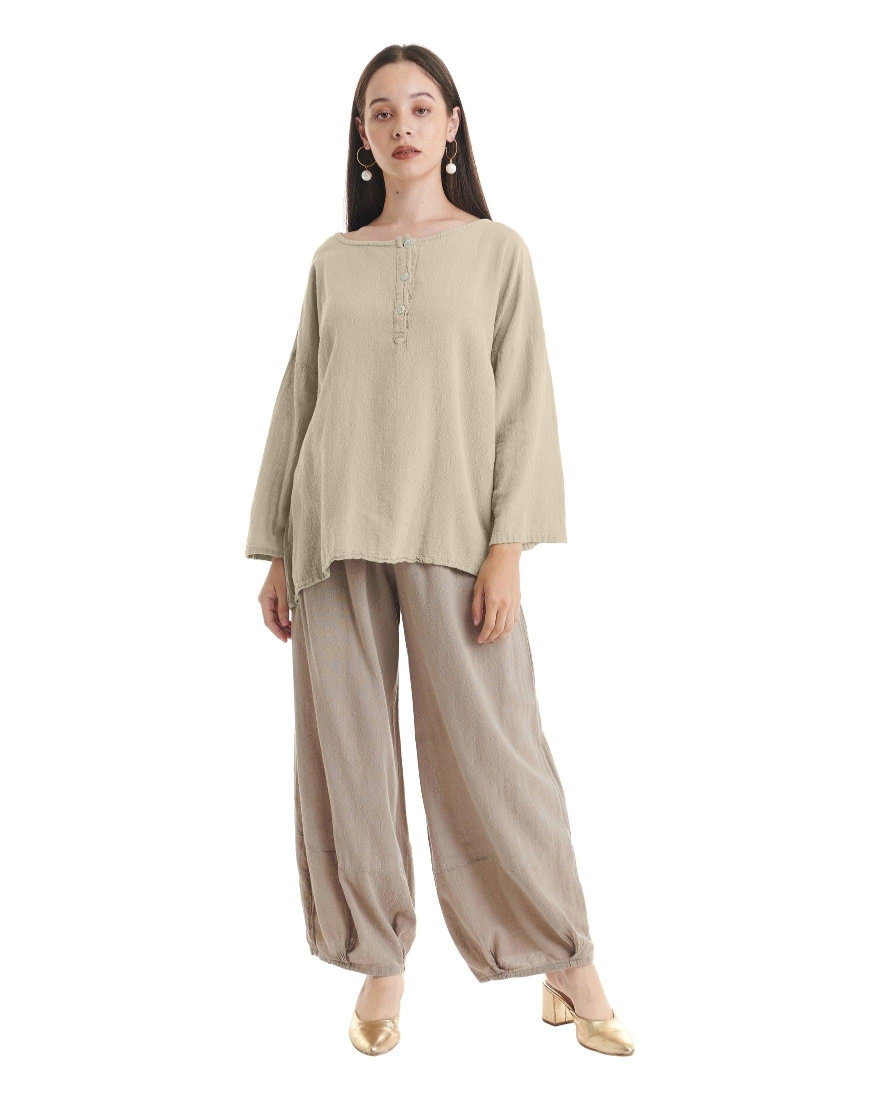 Valley Cotton Gauze Blouse-Oh My Gauze