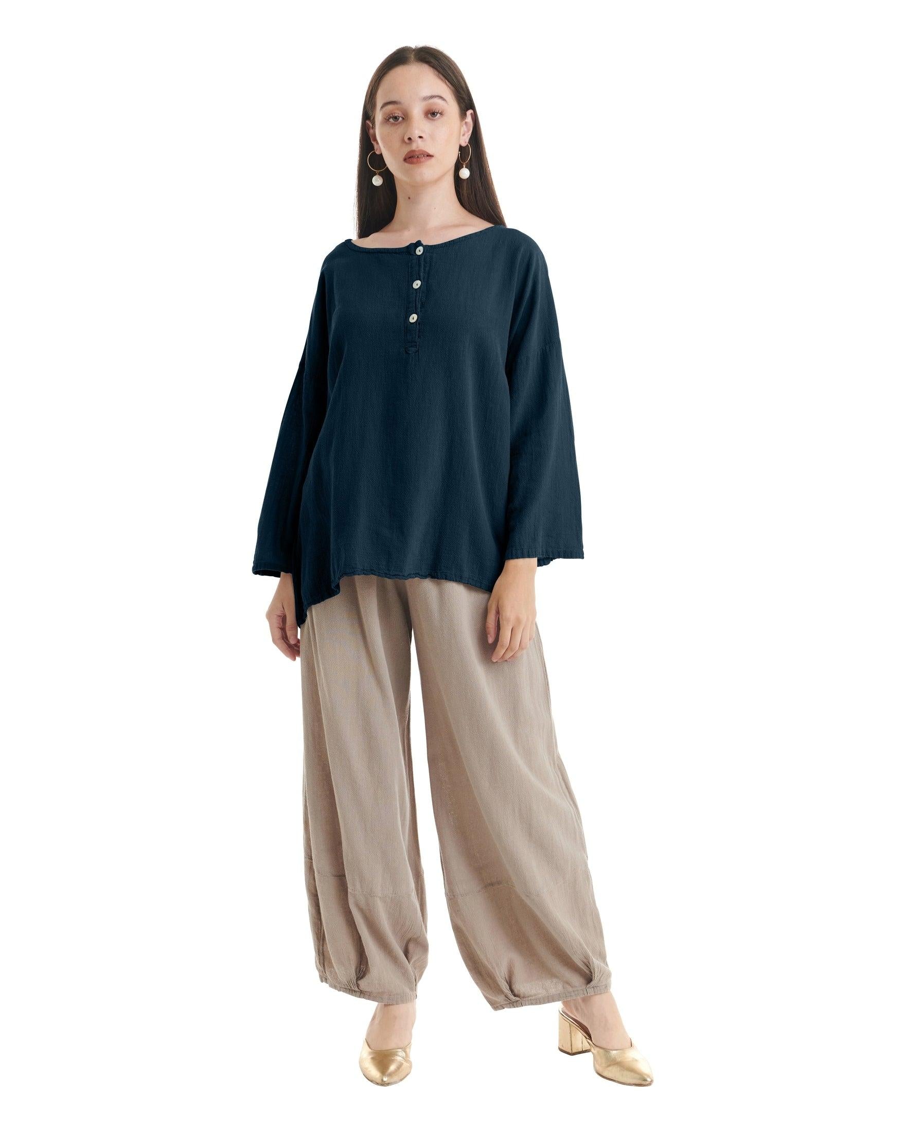 Valley Cotton Gauze Blouse-Oh My Gauze