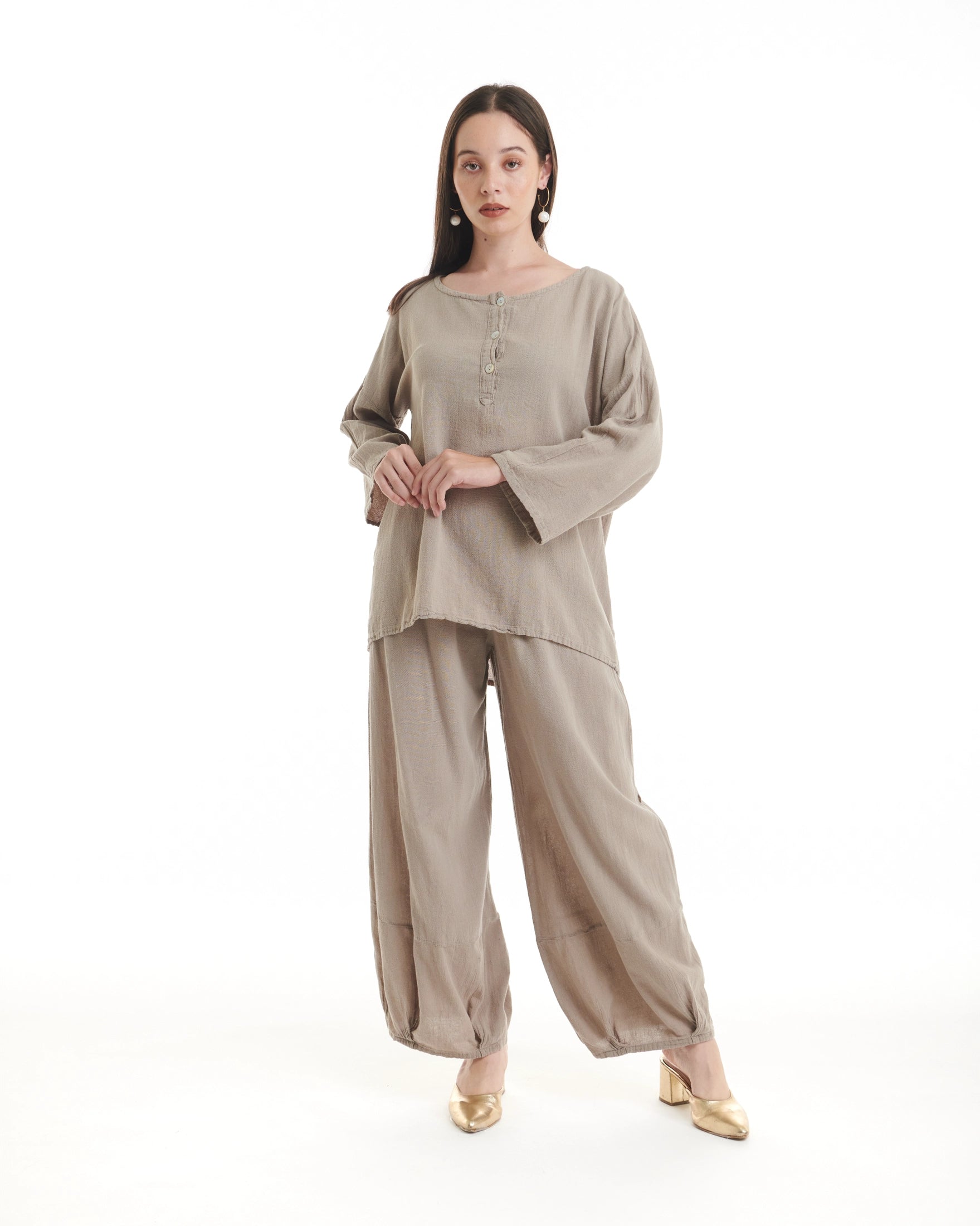 Valley Cotton Gauze Blouse - New-Oh My Gauze