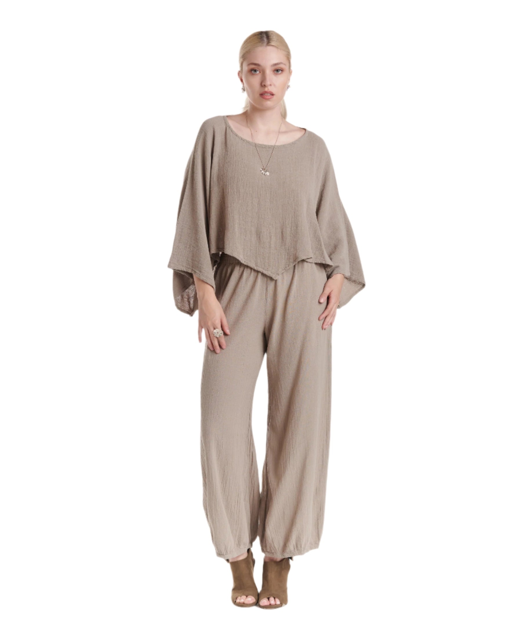 Vanna Cotton Gauze Blouse-Oh My Gauze