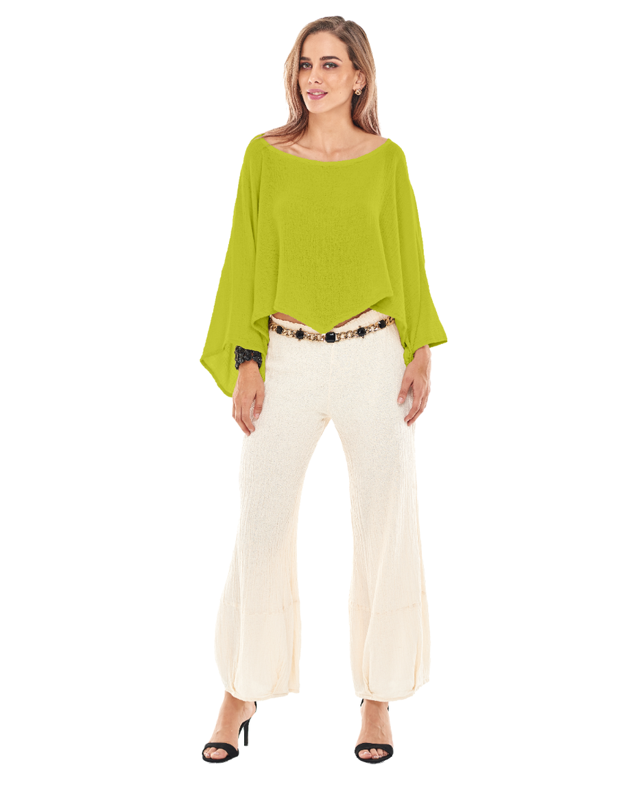 Vanna Cotton Gauze Blouse-Oh My Gauze