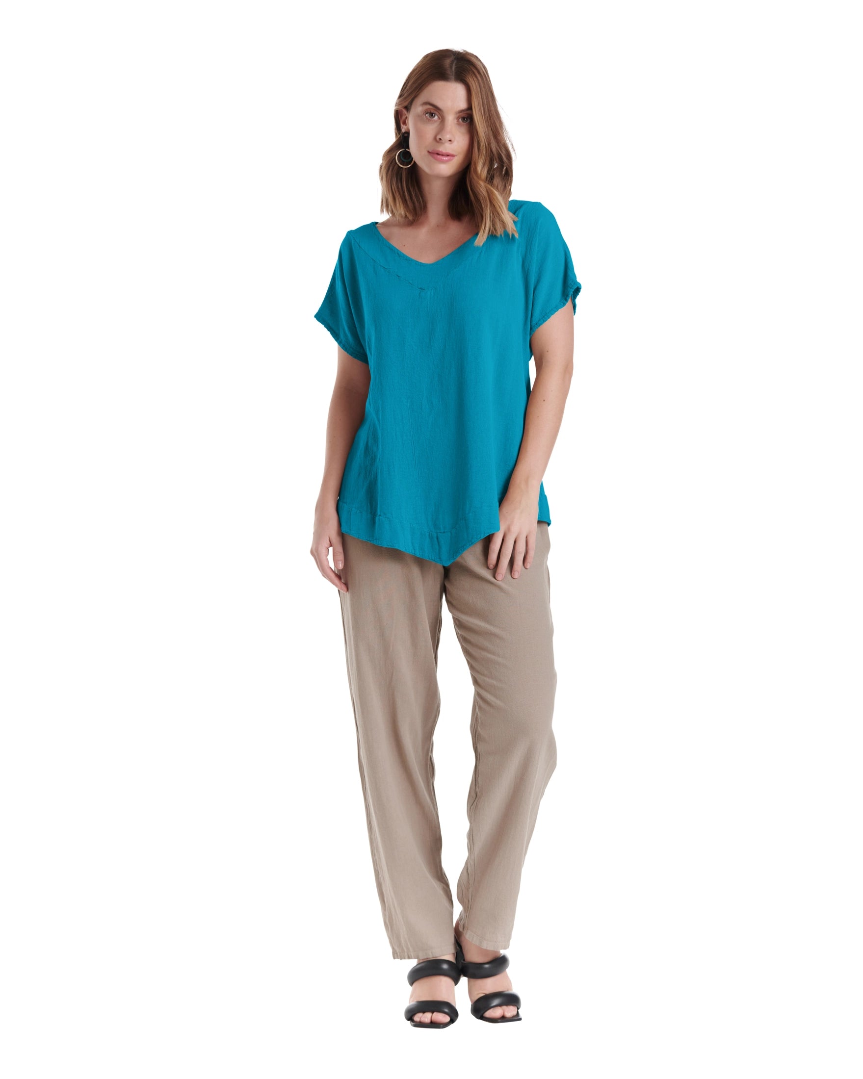 Venice Cotton Gauze Blouse-Oh My Gauze