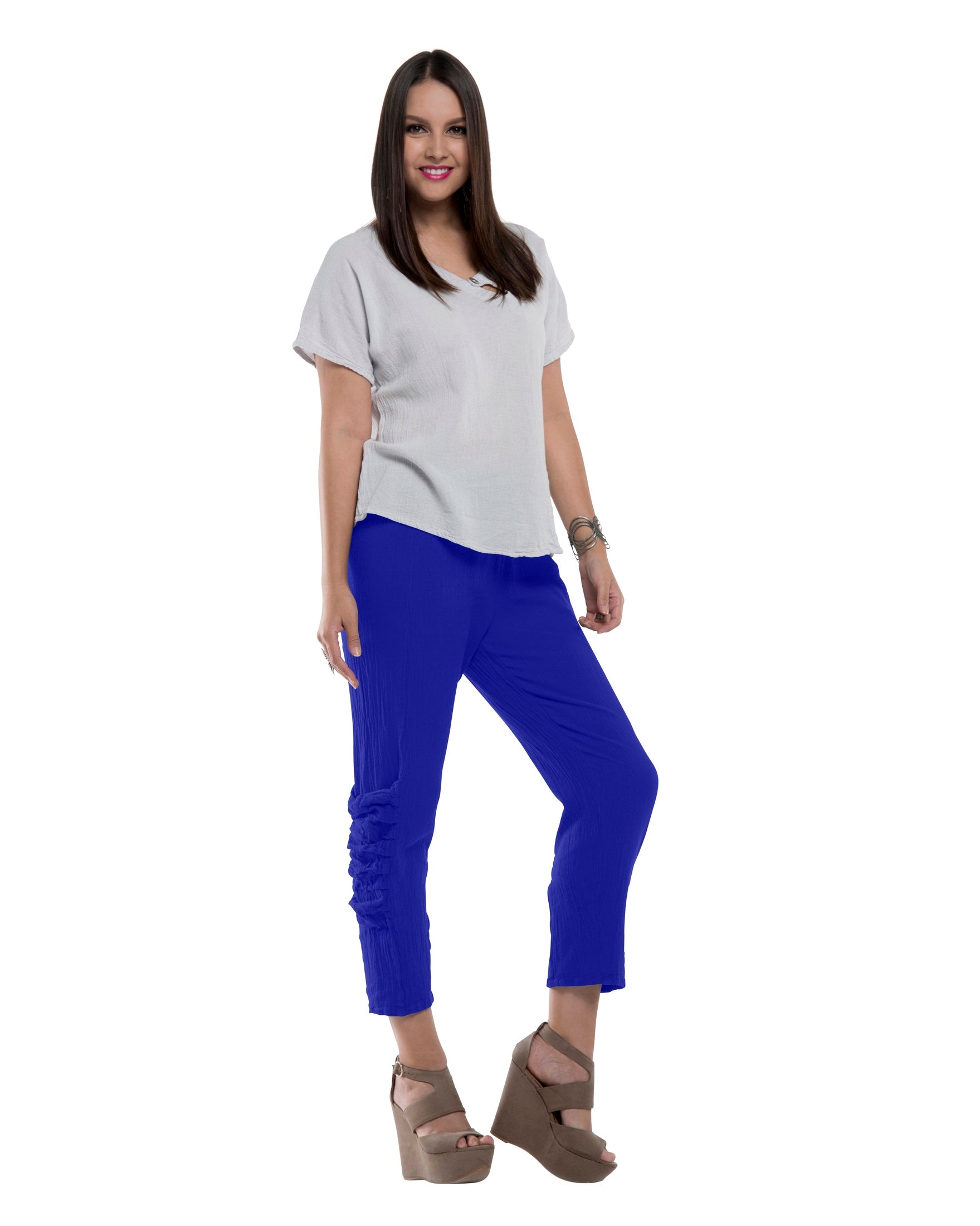 Victoria Cotton Gauze Pants - New-Oh My Gauze