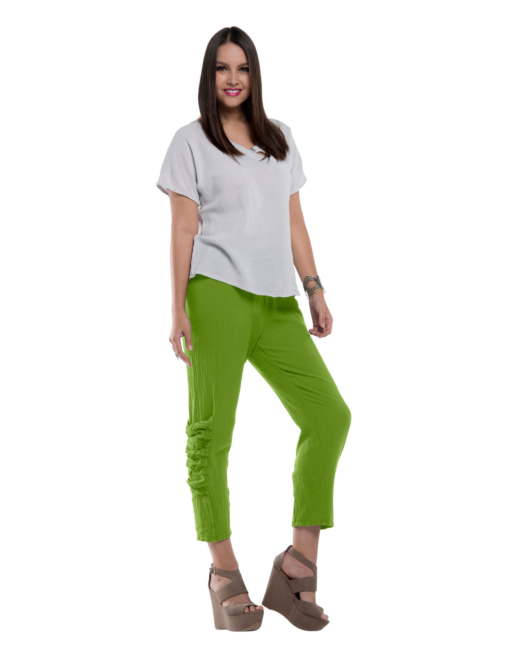 Victoria Cotton Gauze Pants - New-Oh My Gauze