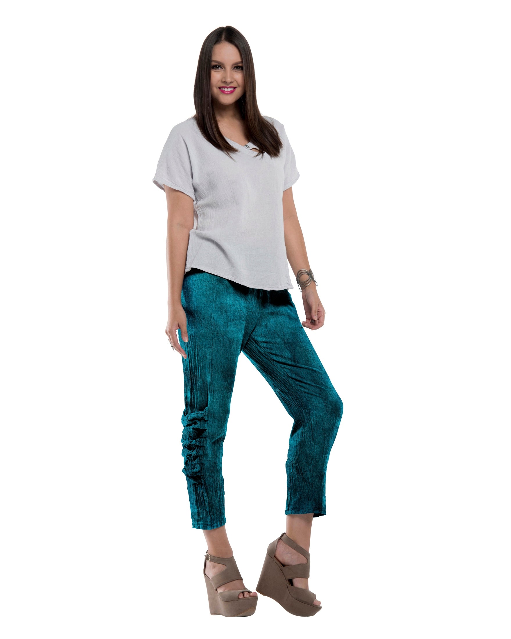 Victoria Cotton Gauze Pants - New-Oh My Gauze