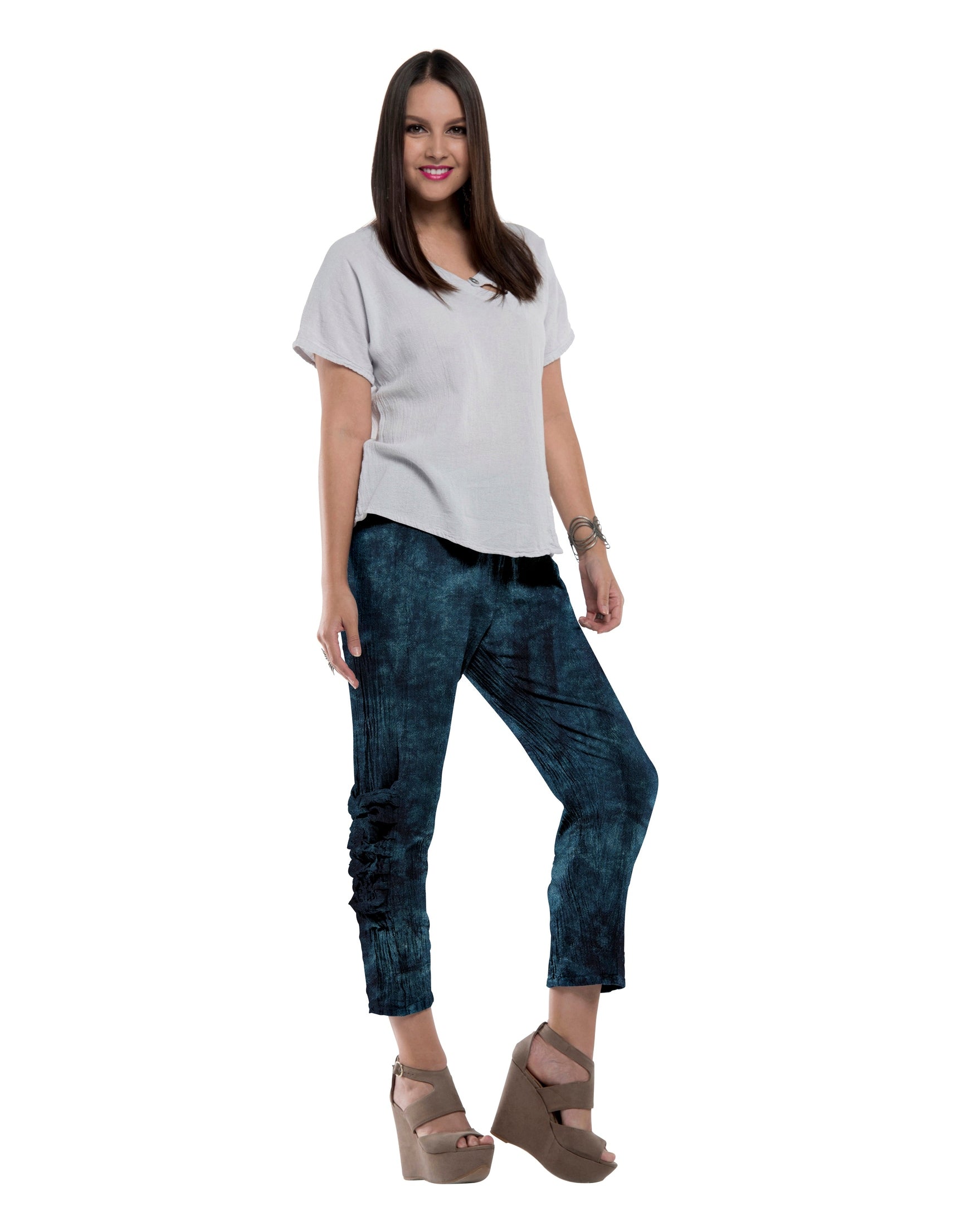 Victoria Cotton Gauze Pants - New-Oh My Gauze