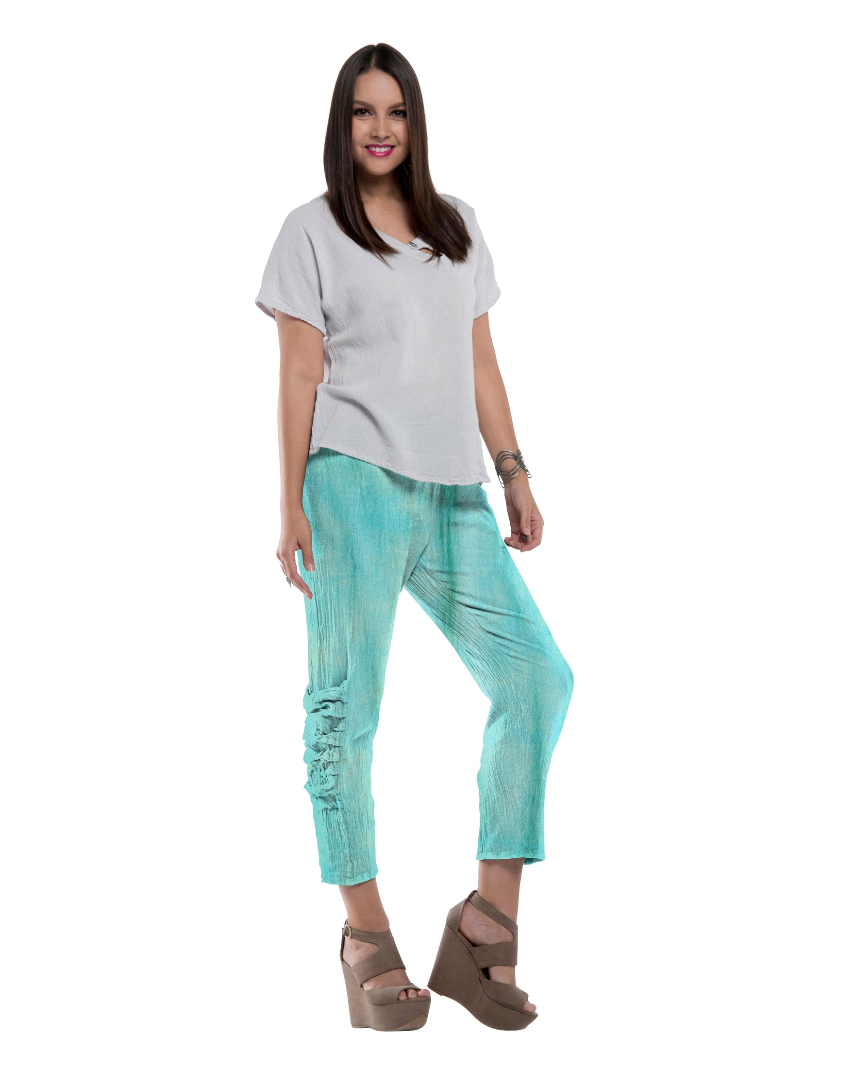 Victoria Cotton Gauze Pants - New-Oh My Gauze