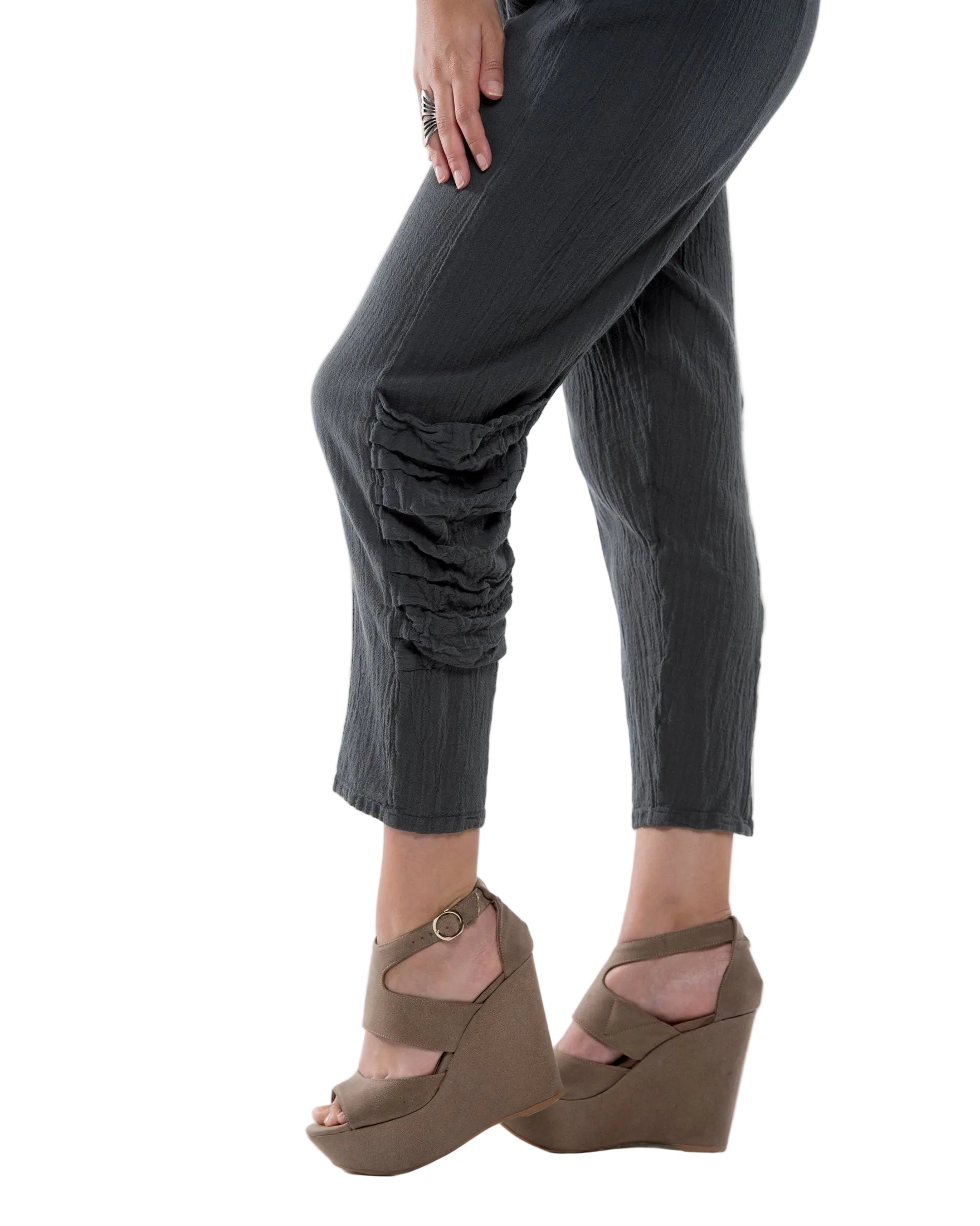 Victoria Cotton Gauze Pants - New-Oh My Gauze
