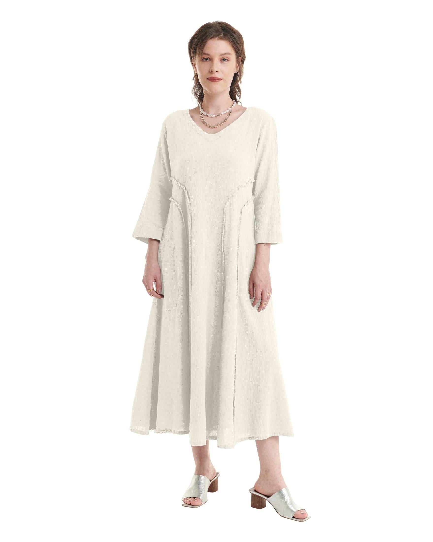 Vineyard Cotton Gauze Dress-Oh My Gauze