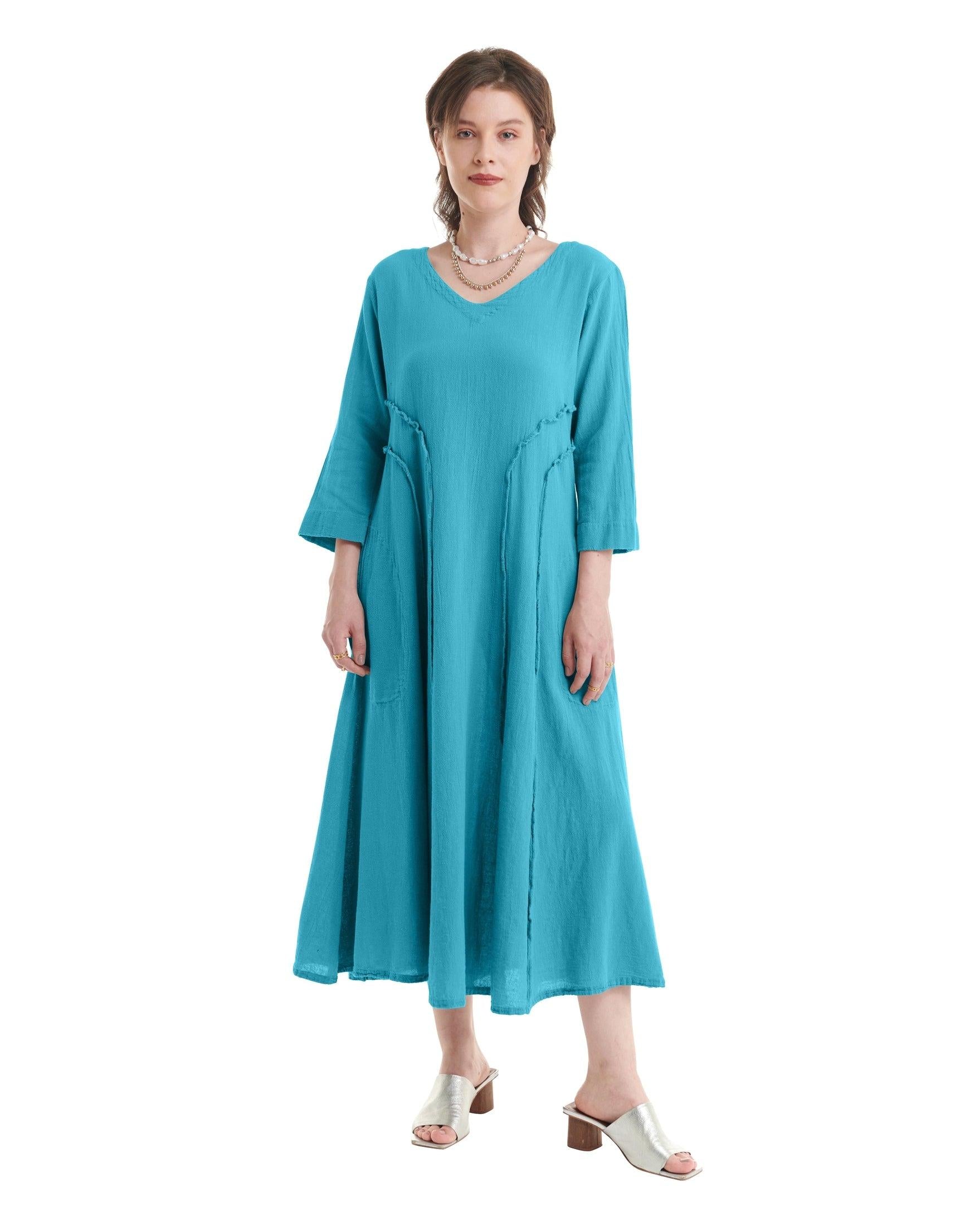 Vineyard Cotton Gauze Dress-Oh My Gauze