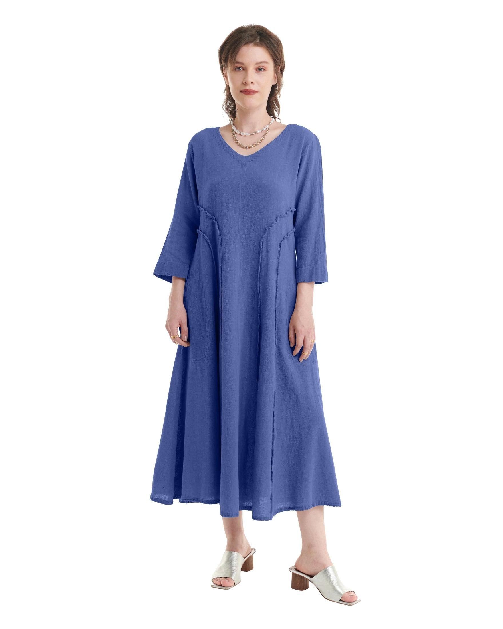 Vineyard Cotton Gauze Dress-Oh My Gauze