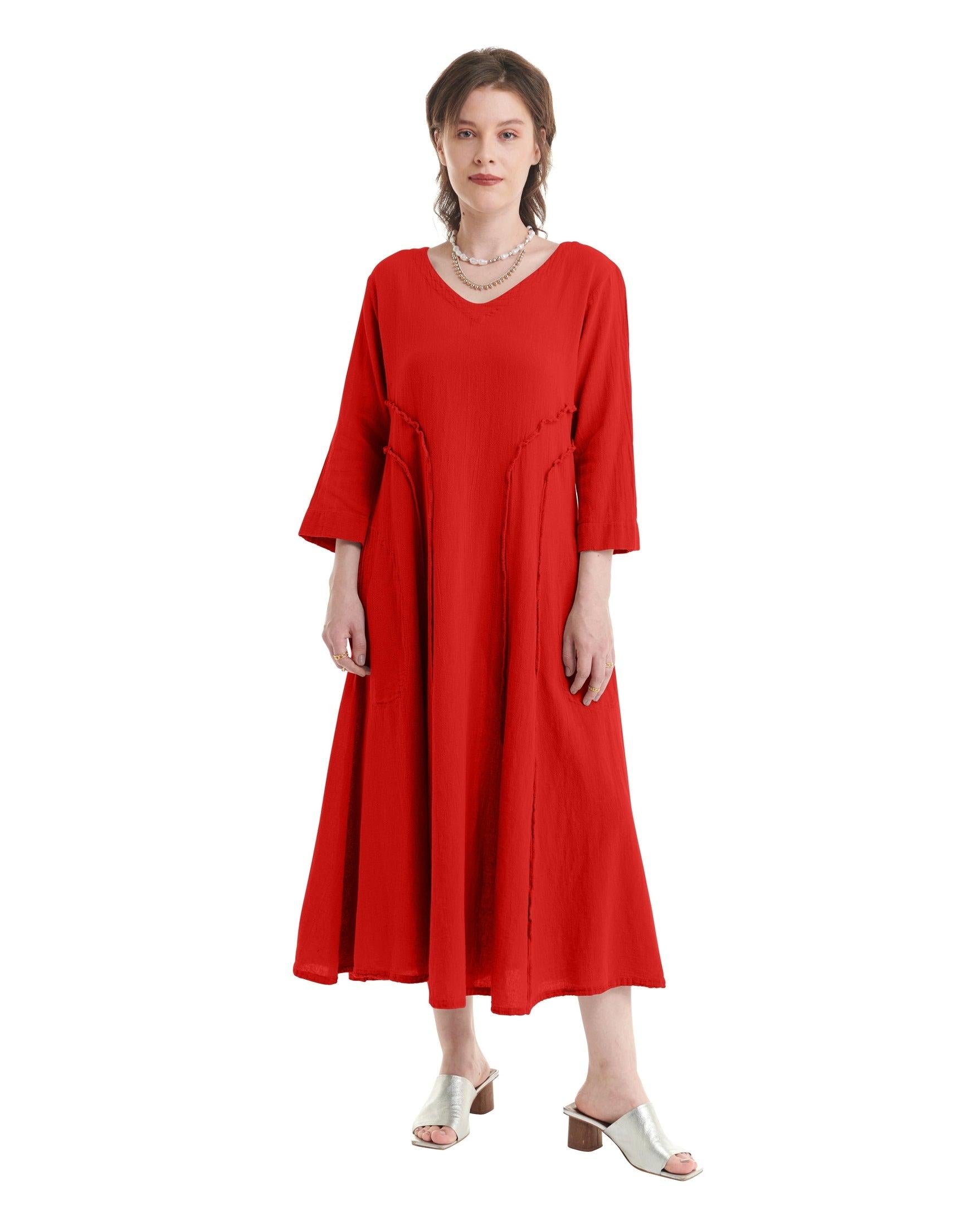 Vineyard Cotton Gauze Dress-Oh My Gauze