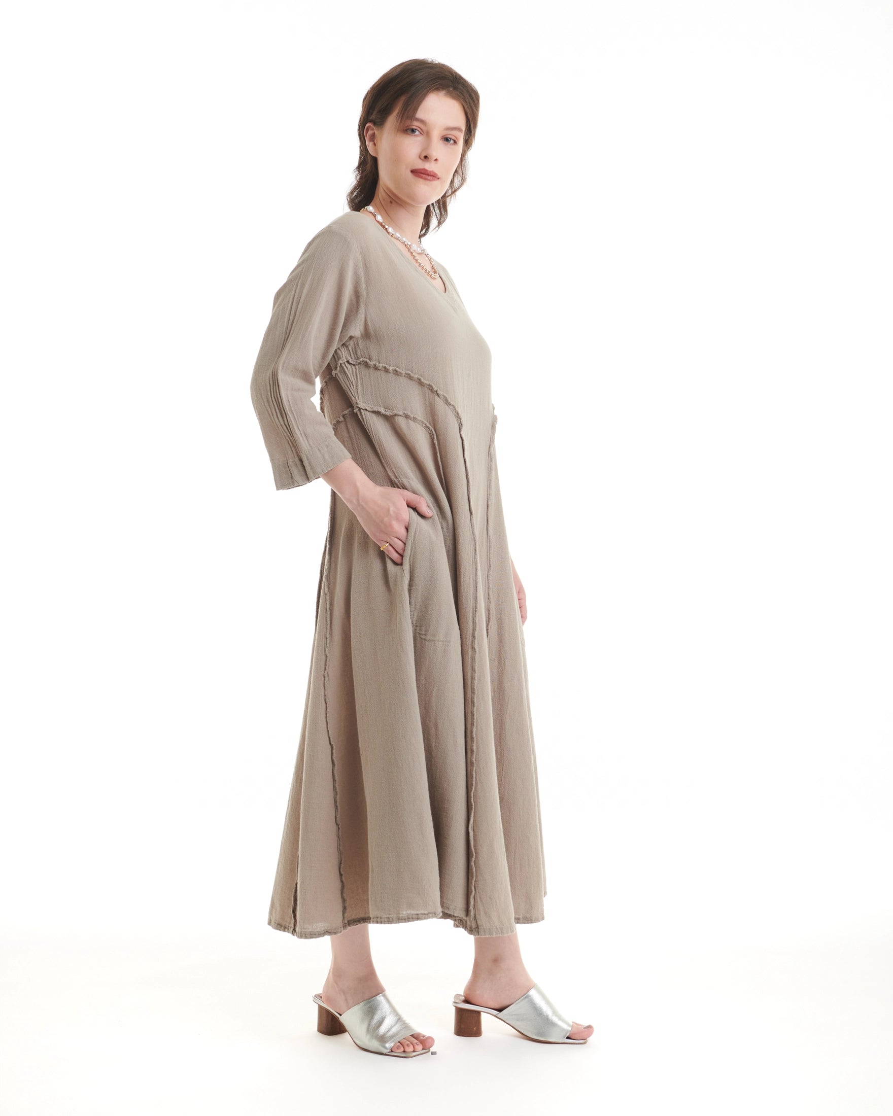 Vineyard Cotton Gauze Dress - New-Oh My Gauze