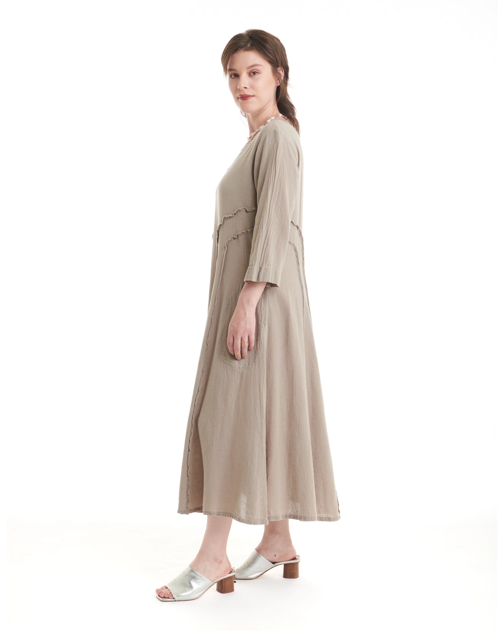 Vineyard Cotton Gauze Dress - New-Oh My Gauze