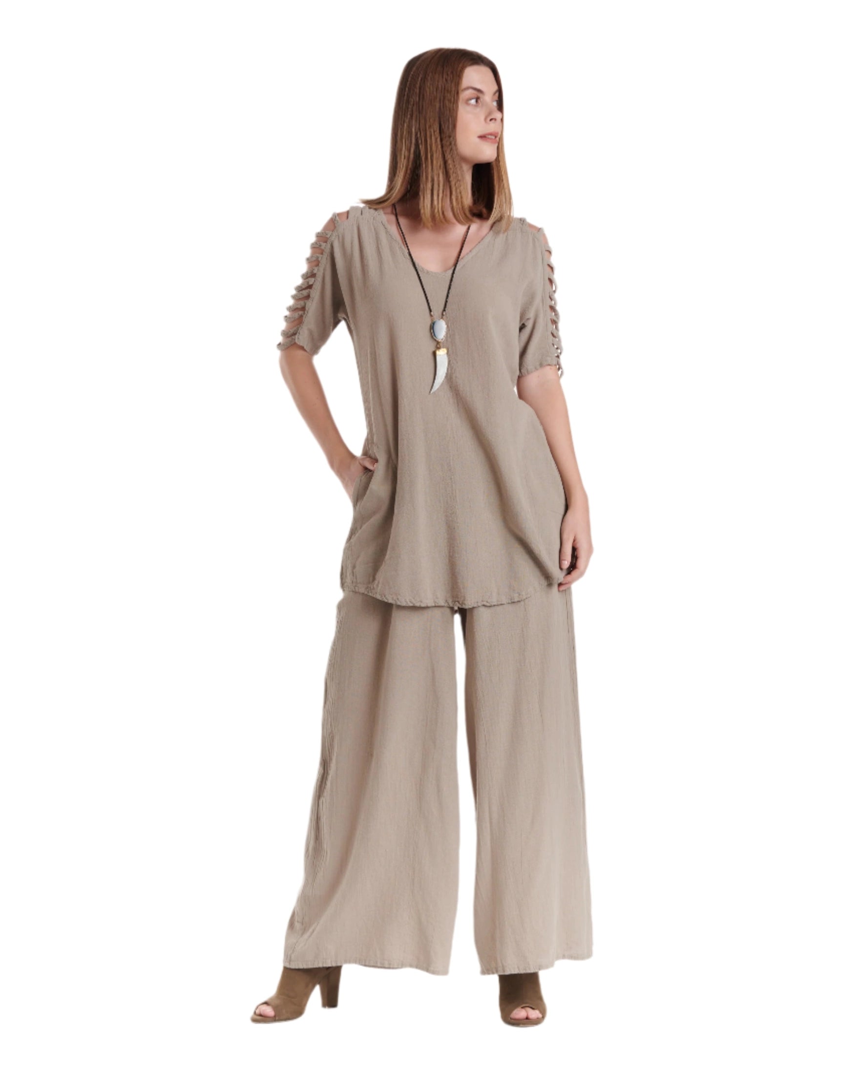 Waterfall Cotton Gauze Blouse – New Arrival-Oh My Gauze