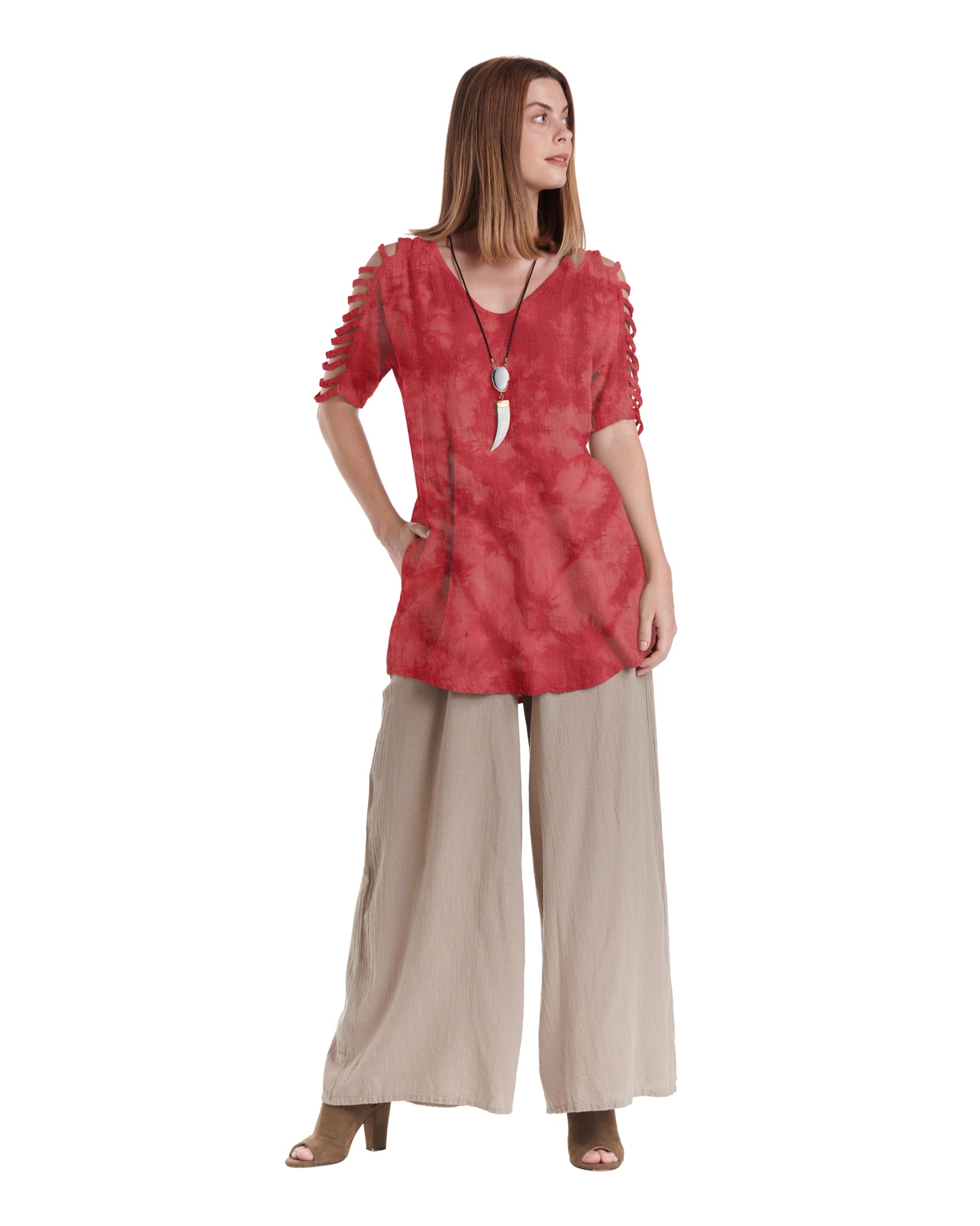 Waterfall Cotton Gauze Blouse – New Arrival-Oh My Gauze