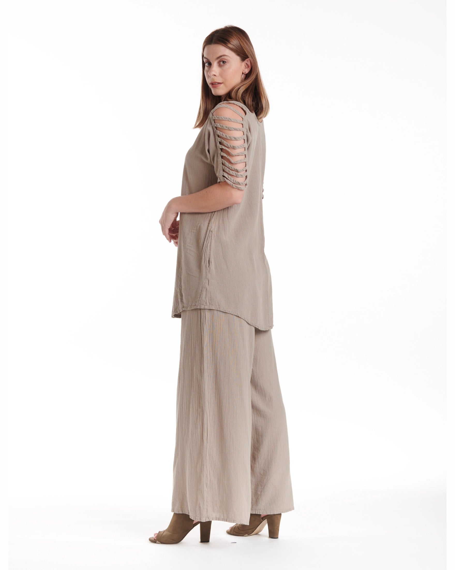 Waterfall Cotton Gauze Blouse – New Arrival-Oh My Gauze