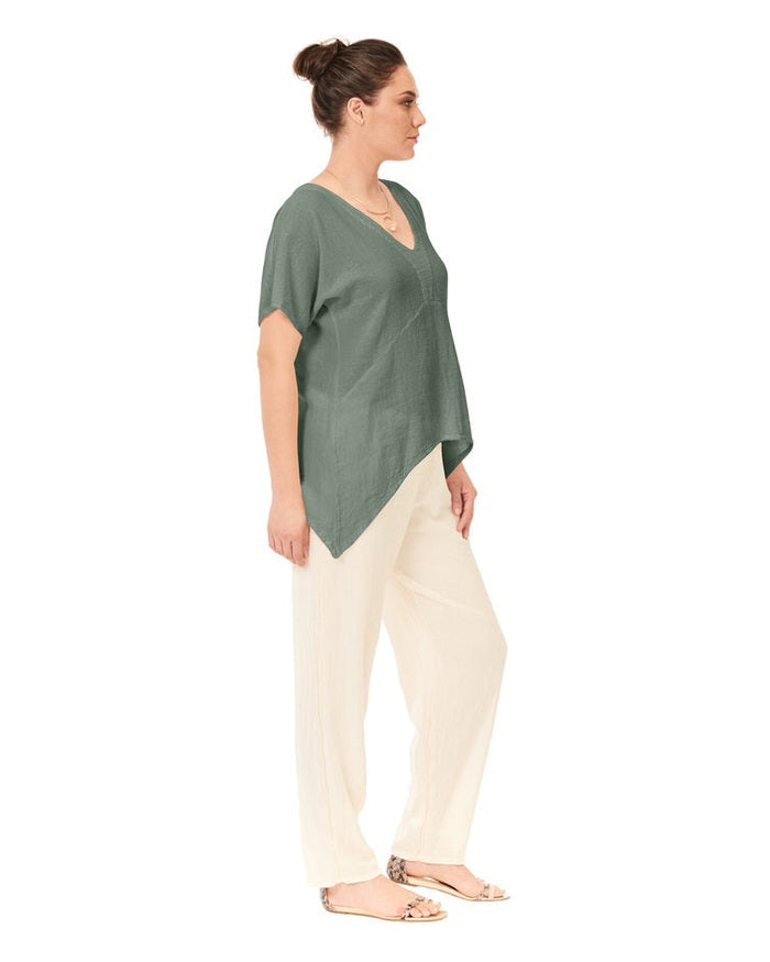 Playa Cotton Gauze Blouse – Final Sale-Oh My Gauze