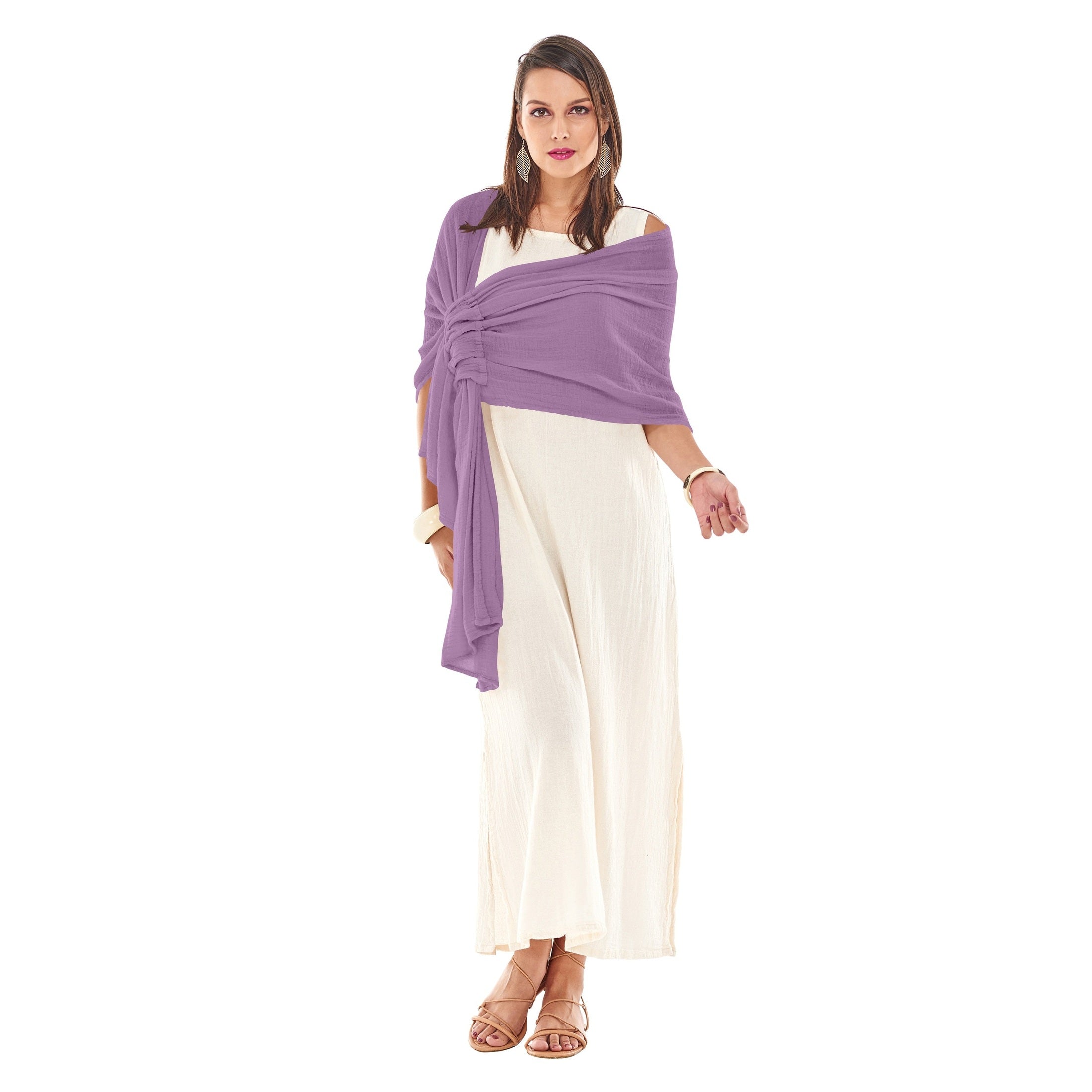 Marie Cotton Gauze Shawl-Oh My Gauze