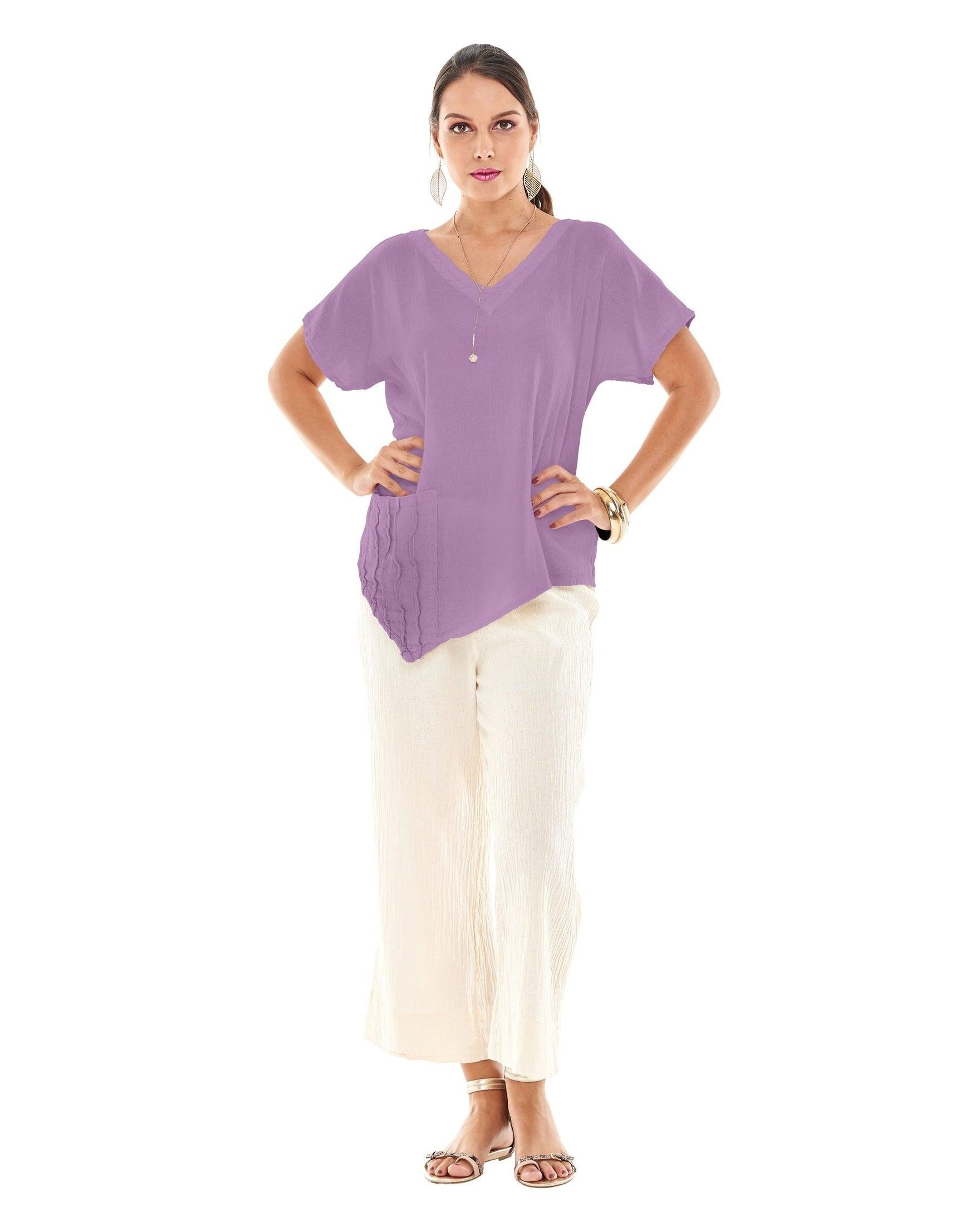Polly Cotton Gauze Blouse-Oh My Gauze