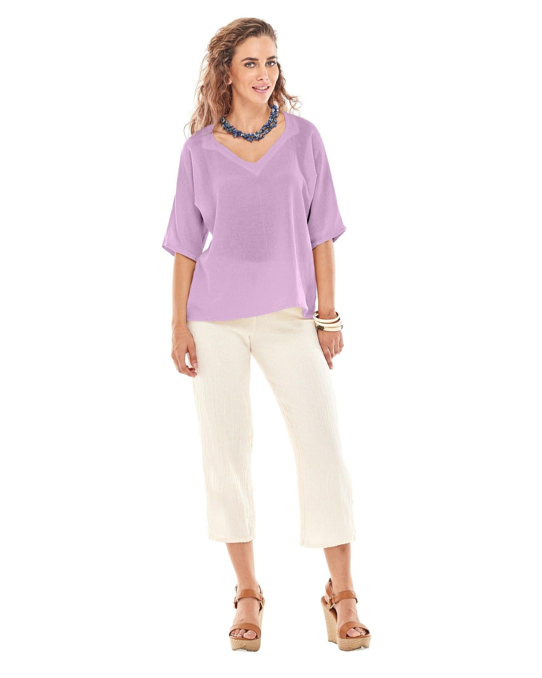 Erin Cotton Gauze Blouse-Oh My Gauze