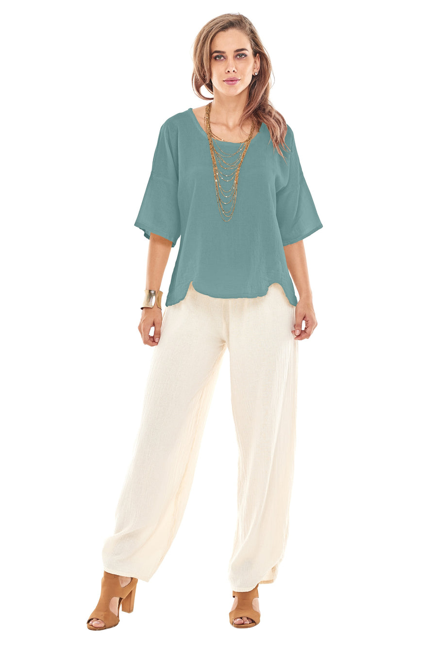 Scallop Blouse