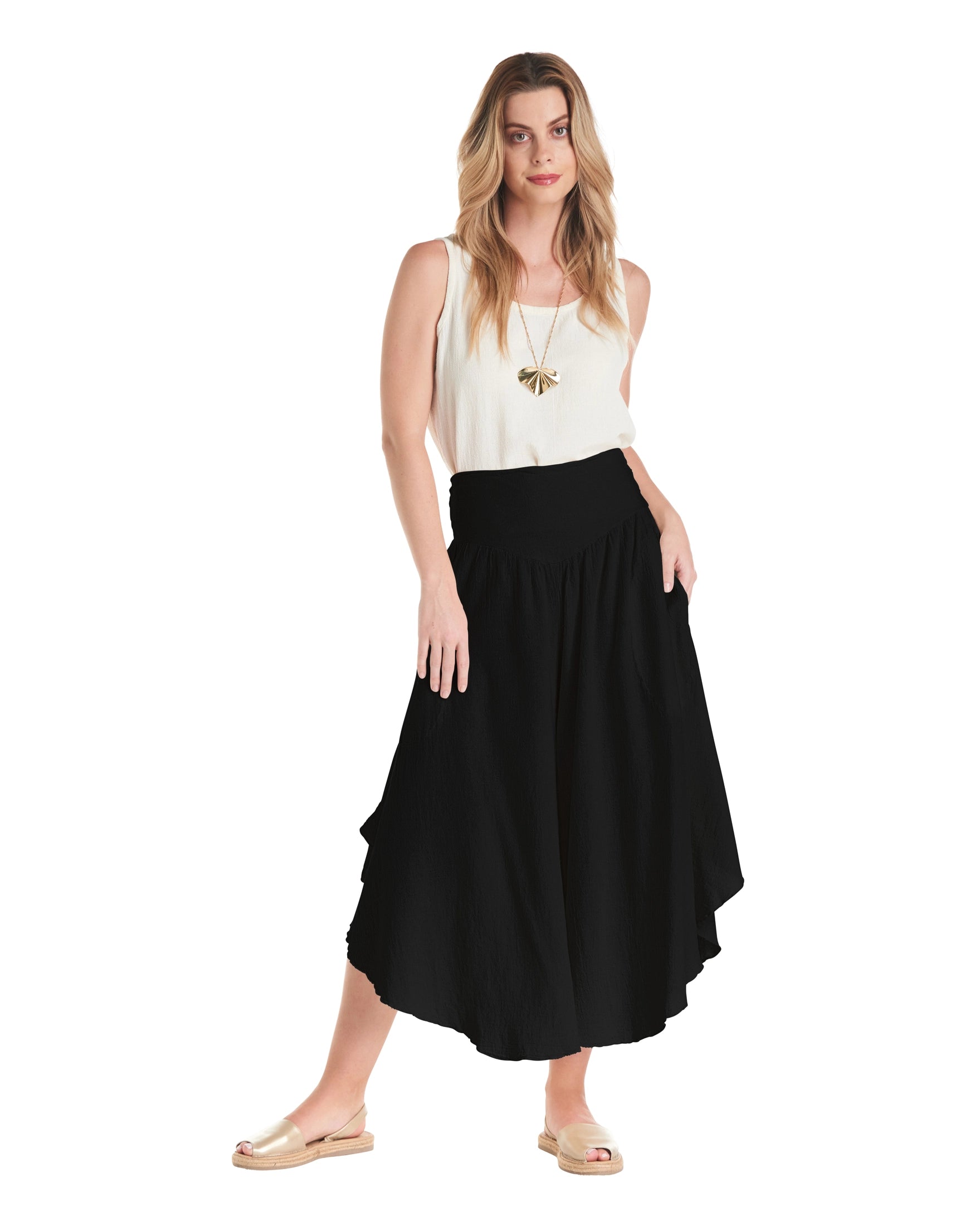 Wednesday Cotton Gauze Pants - Final Sale-Oh My Gauze