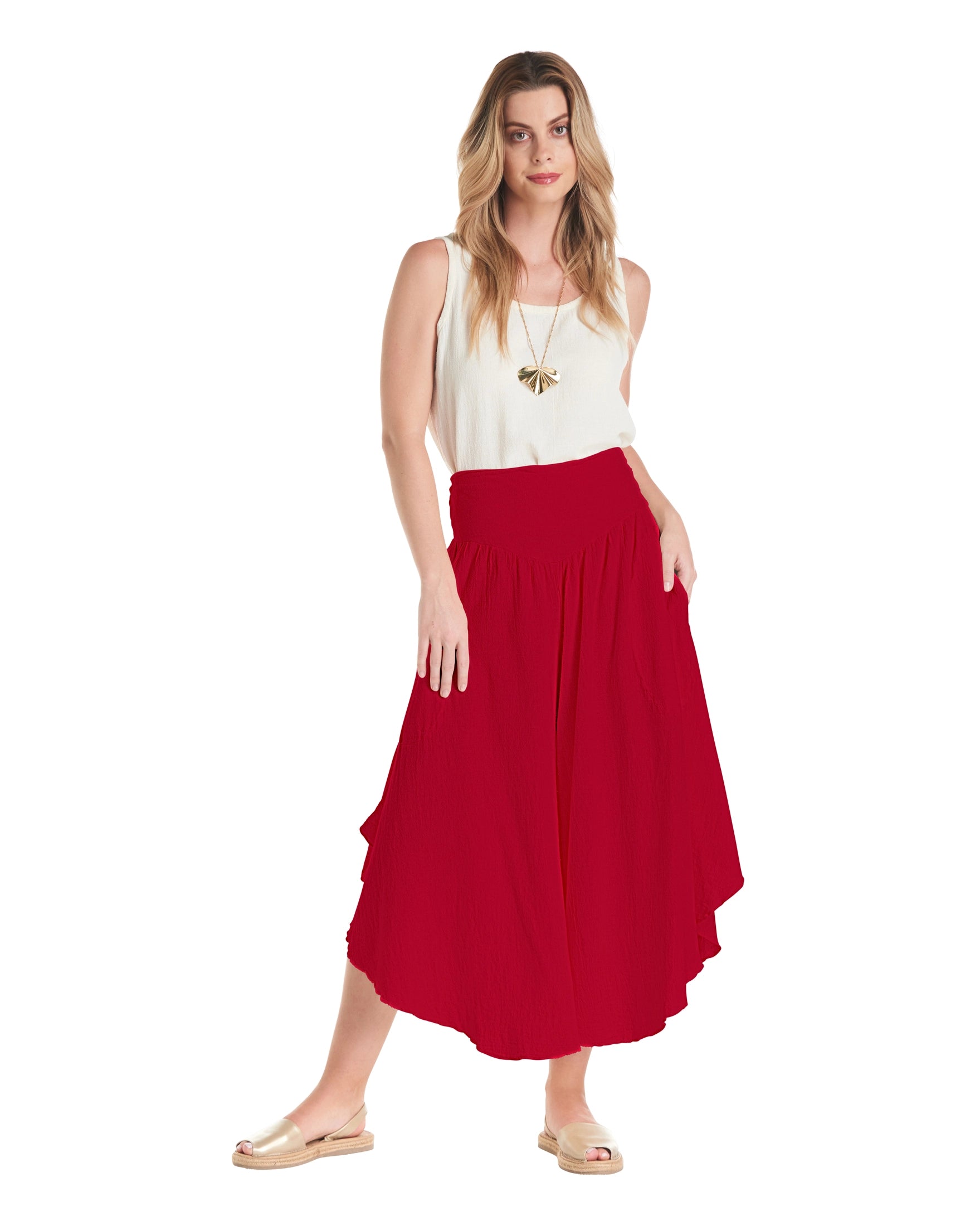 Wednesday Cotton Gauze Pants - Final Sale-Oh My Gauze