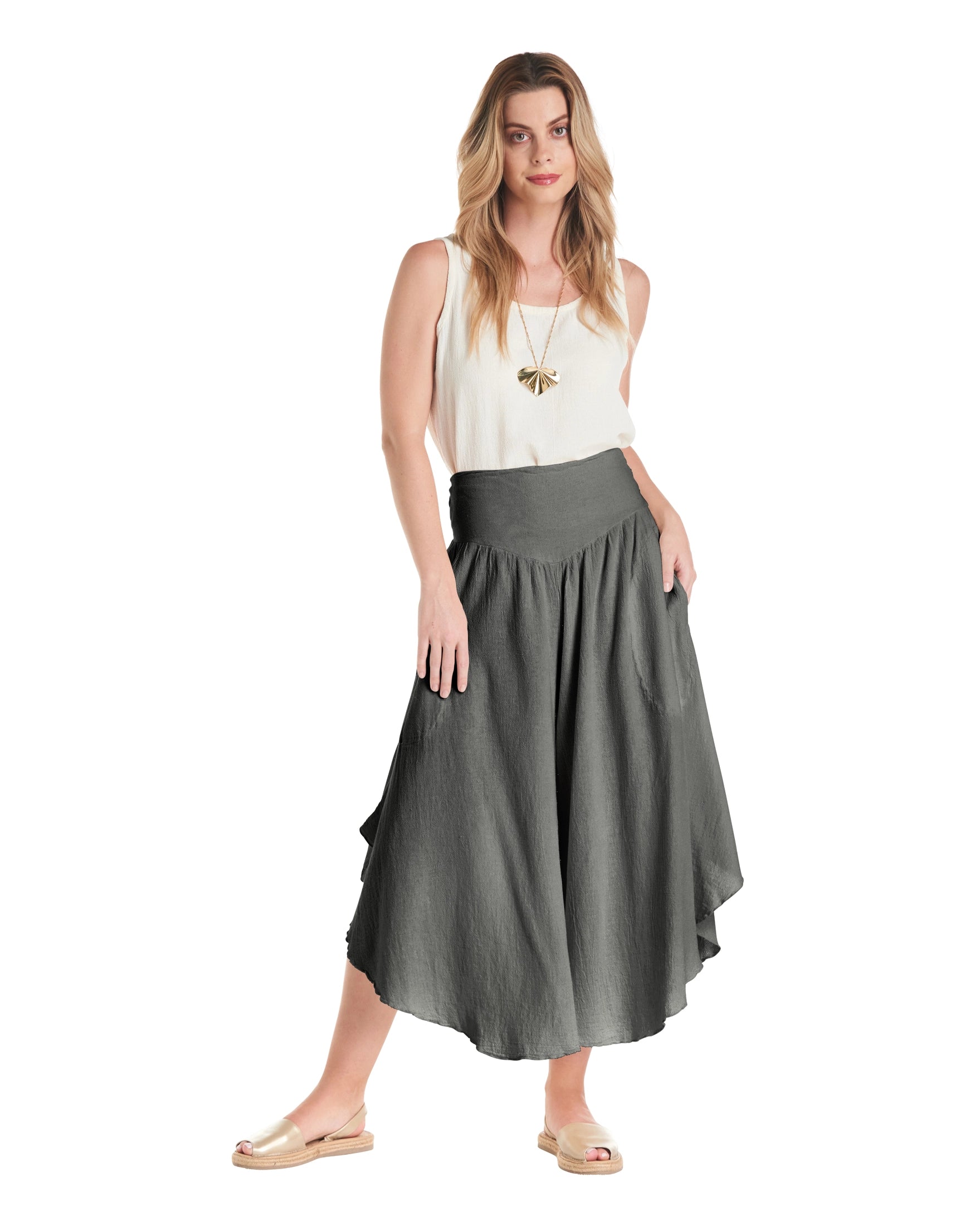 Wednesday Cotton Gauze Pants - Final Sale-Oh My Gauze