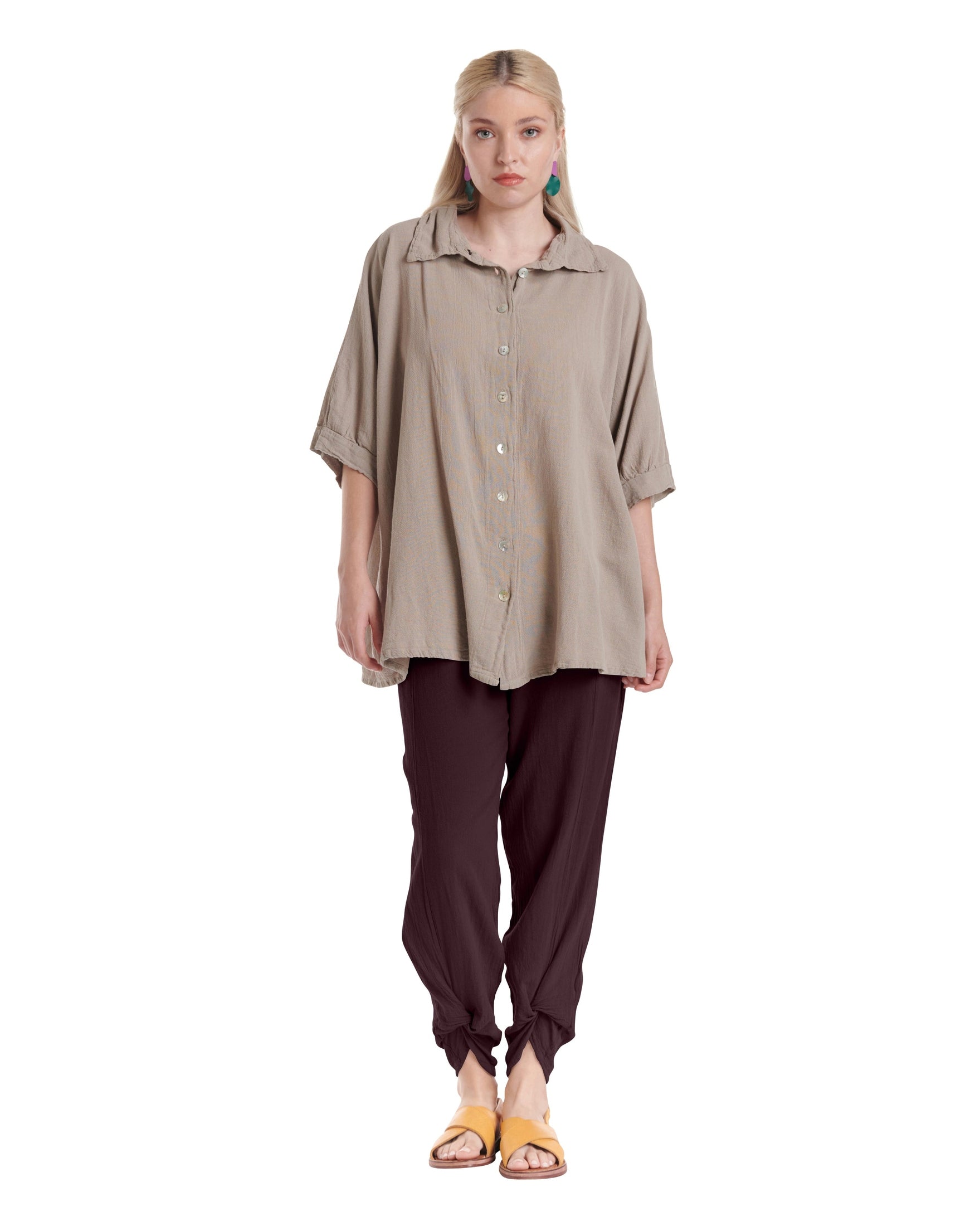 Zoey Cotton Gauze Pants-Oh My Gauze