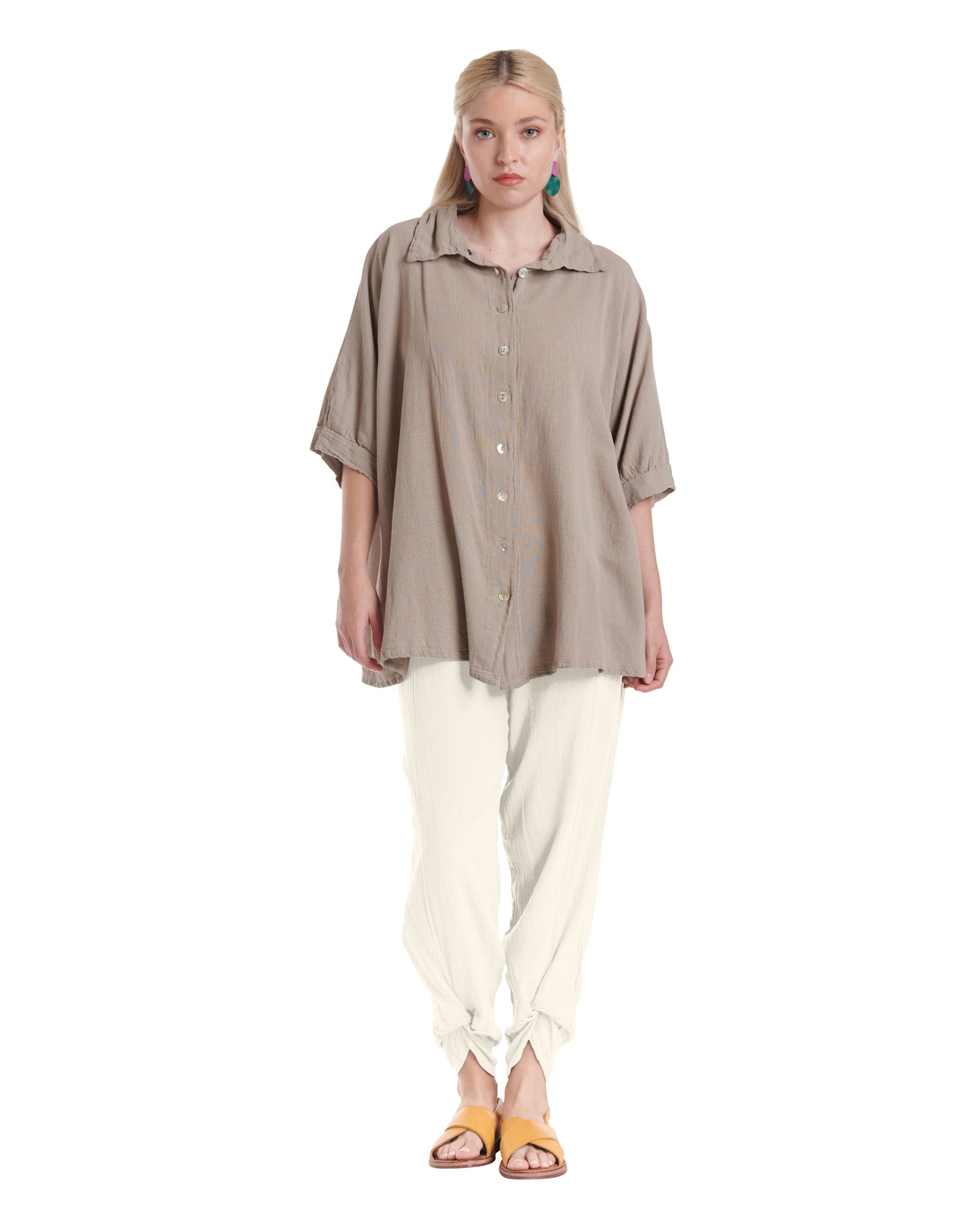 Zoey Cotton Gauze Pants-Oh My Gauze