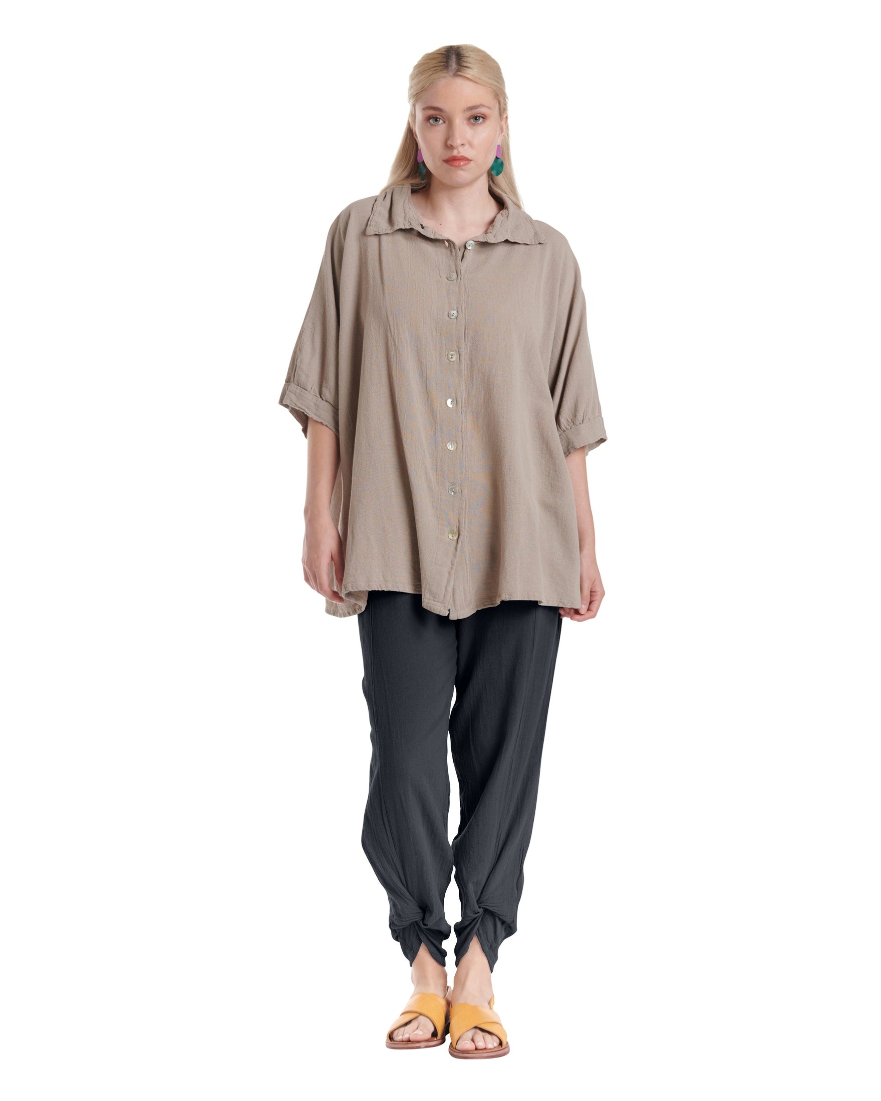 Zoey Cotton Gauze Pants-Oh My Gauze