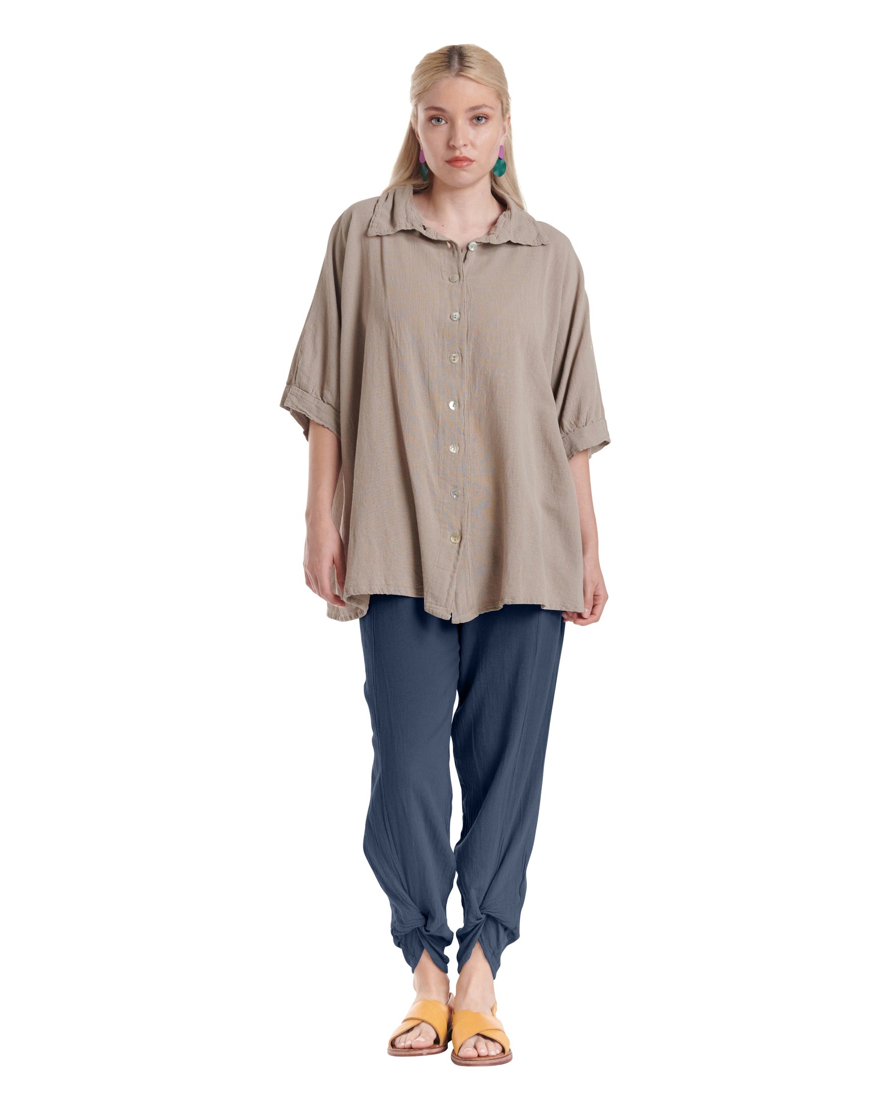 Zoey Cotton Gauze Pants-Oh My Gauze